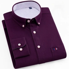 Custom turn down collar chic blouse High Quality mens long sleeve solid color plus size business shirt with pockets,Shuliqi Apparel - Men's Clothing Wholesale Manufacturer,Custom turn down collar chic blouse High Quality mens long sleeve solid color plus size business shirt with pockets