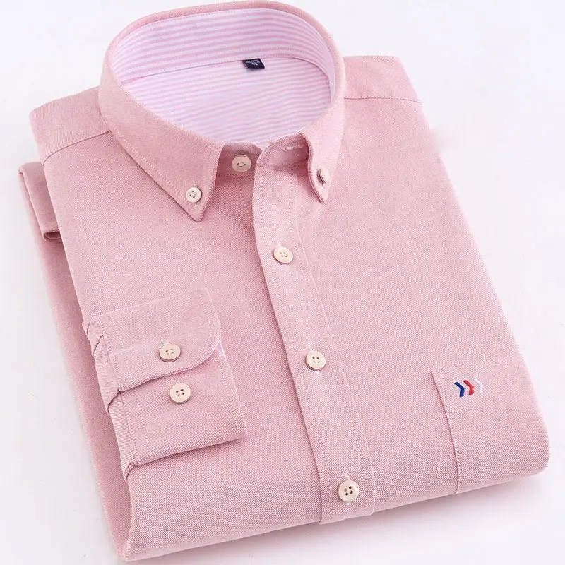 Custom turn down collar chic blouse High Quality mens long sleeve solid color plus size business shirt with pockets,Shuliqi Apparel - Men's Clothing Wholesale Manufacturer,Custom turn down collar chic blouse High Quality mens long sleeve solid color plus size business shirt with pockets