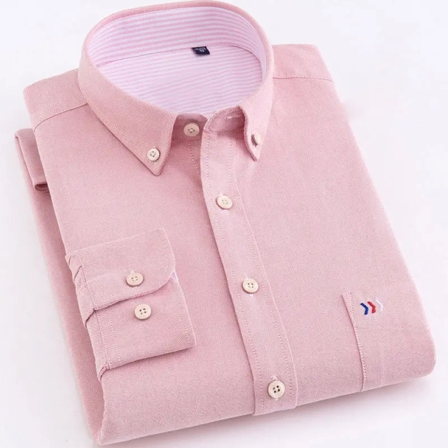Custom turn down collar chic blouse High Quality mens long sleeve solid color plus size business shirt with pockets,Shuliqi Apparel - Men's Clothing Wholesale Manufacturer,Custom turn down collar chic blouse High Quality mens long sleeve solid color plus size business shirt with pockets