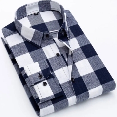 Wholesale Coton Oversized Blouse American European Styl Men's Long Sleeve Flannel Button Front Shirt,Shuliqi Apparel - Men's Clothing Wholesale Manufacturer,Wholesale Coton Oversized Blouse American European Styl Men's Long Sleeve Flannel Button Front Shirt