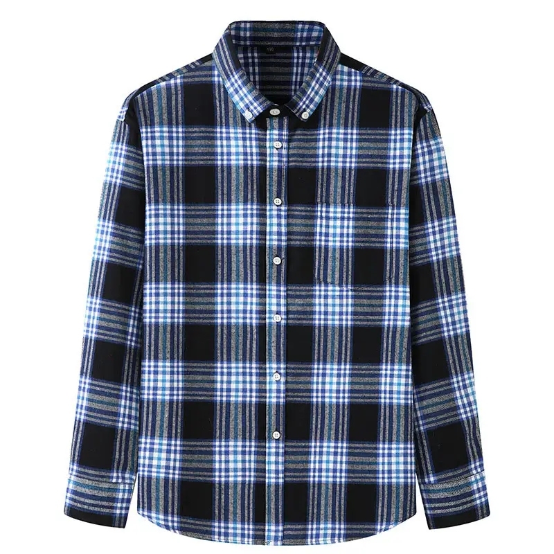 Winter Warm Unisex Cotton Blend Couple Cloth Blouse Modern Fit Plus Size Long Sleeve Plaid Button Up Casual Shirt For Men,Shuliqi Apparel - Men's Clothing Wholesale Manufacturer,Winter Warm Unisex Cotton Blend Couple Cloth Blouse Modern Fit Plus Size Long Sleeve Plaid Button Up Casual Shirt For Men