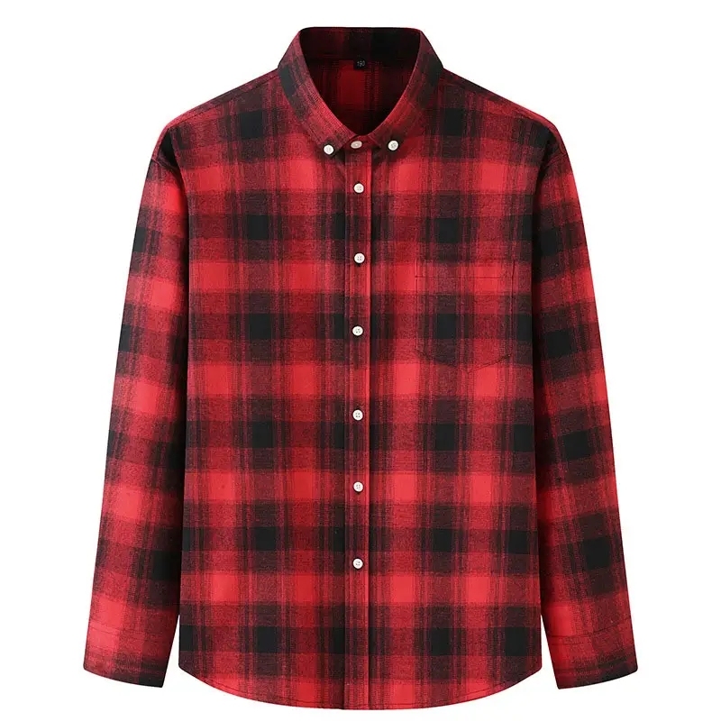 Winter Warm Unisex Cotton Blend Couple Cloth Blouse Modern Fit Plus Size Long Sleeve Plaid Button Up Casual Shirt For Men,Shuliqi Apparel - Men's Clothing Wholesale Manufacturer,Winter Warm Unisex Cotton Blend Couple Cloth Blouse Modern Fit Plus Size Long Sleeve Plaid Button Up Casual Shirt For Men