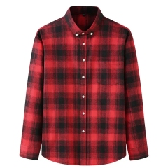 Winter Warm Unisex Cotton Blend Couple Cloth Blouse Modern Fit Plus Size Long Sleeve Plaid Button Up Casual Shirt For Men,Shuliqi Apparel - Men's Clothing Wholesale Manufacturer,Winter Warm Unisex Cotton Blend Couple Cloth Blouse Modern Fit Plus Size Long Sleeve Plaid Button Up Casual Shirt For Men