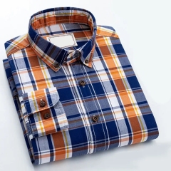 Retro British style Button Up Cotton Shirt For Men fashion mens Slim Fit long sleeve British style solid color plaid shirt,Shuliqi Apparel - Men's Clothing Wholesale Manufacturer,Retro British style Button Up Cotton Shirt For Men fashion mens Slim Fit long sleeve British style solid color plaid shirt