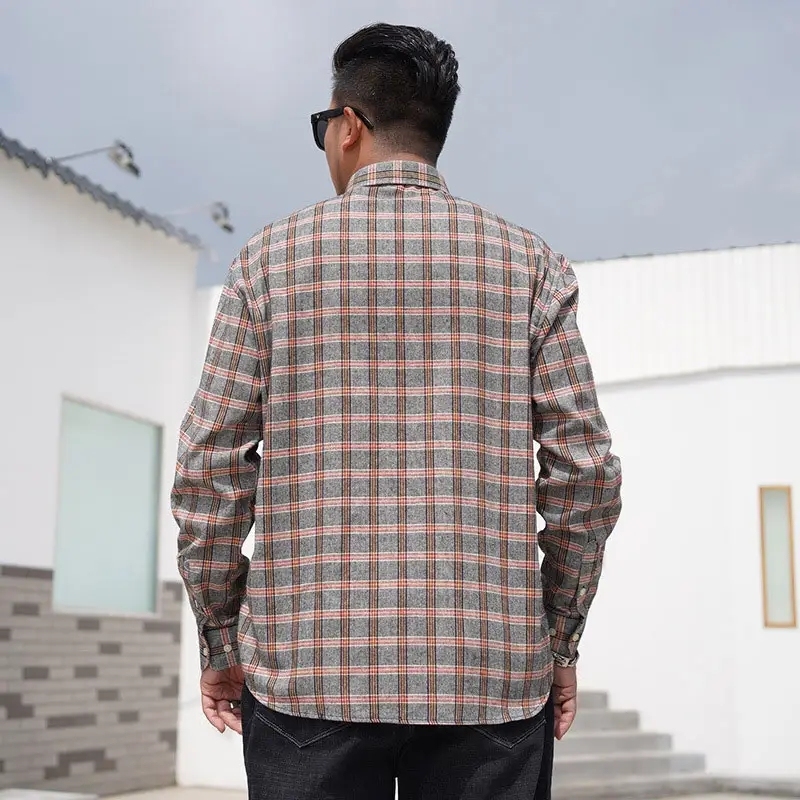Winter Warm Unisex Cotton Blend Couple Cloth Blouse Modern Fit Plus Size Long Sleeve Plaid Button Up Casual Shirt For Men,Shuliqi Apparel - Men's Clothing Wholesale Manufacturer,Winter Warm Unisex Cotton Blend Couple Cloth Blouse Modern Fit Plus Size Long Sleeve Plaid Button Up Casual Shirt For Men
