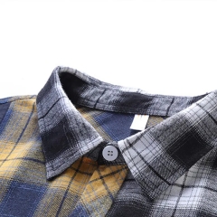 Ins style cotton blend turn down collar young boys blouse Sping lounge mens long sleeve plaid Button Up Shirt For Men,Shuliqi Apparel - Men's Clothing Wholesale Manufacturer,Ins style cotton blend turn down collar young boys blouse Sping lounge mens long sleeve plaid Button Up Shirt For Men
