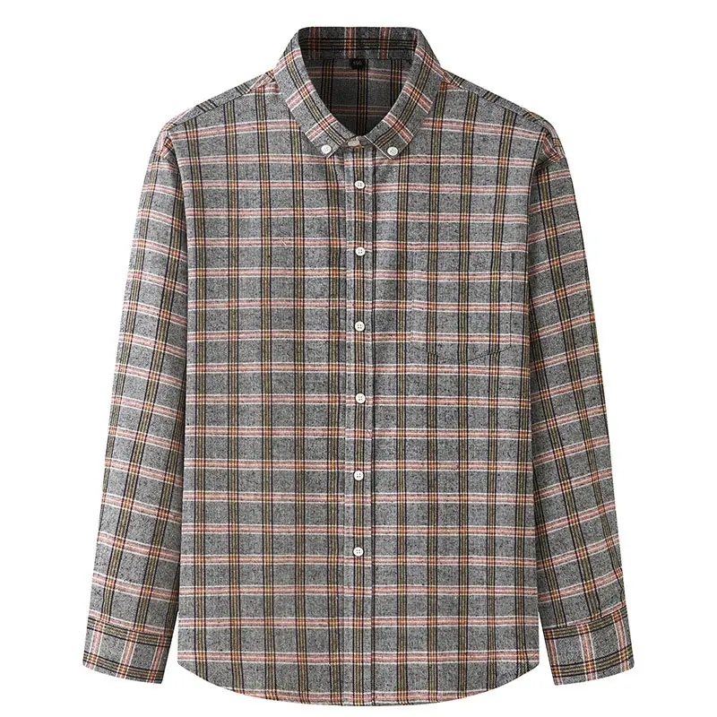 Winter Warm Unisex Cotton Blend Couple Cloth Blouse Modern Fit Plus Size Long Sleeve Plaid Button Up Casual Shirt For Men,Shuliqi Apparel - Men's Clothing Wholesale Manufacturer,Winter Warm Unisex Cotton Blend Couple Cloth Blouse Modern Fit Plus Size Long Sleeve Plaid Button Up Casual Shirt For Men