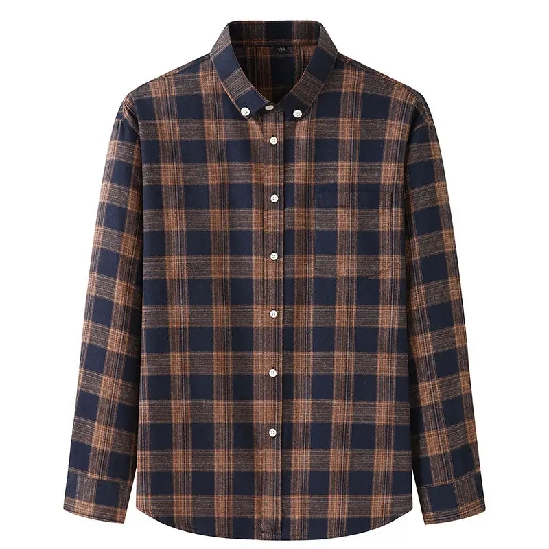 Winter Warm Unisex Cotton Blend Couple Cloth Blouse Modern Fit Plus Size Long Sleeve Plaid Button Up Casual Shirt For Men,Shuliqi Apparel - Men's Clothing Wholesale Manufacturer,Winter Warm Unisex Cotton Blend Couple Cloth Blouse Modern Fit Plus Size Long Sleeve Plaid Button Up Casual Shirt For Men