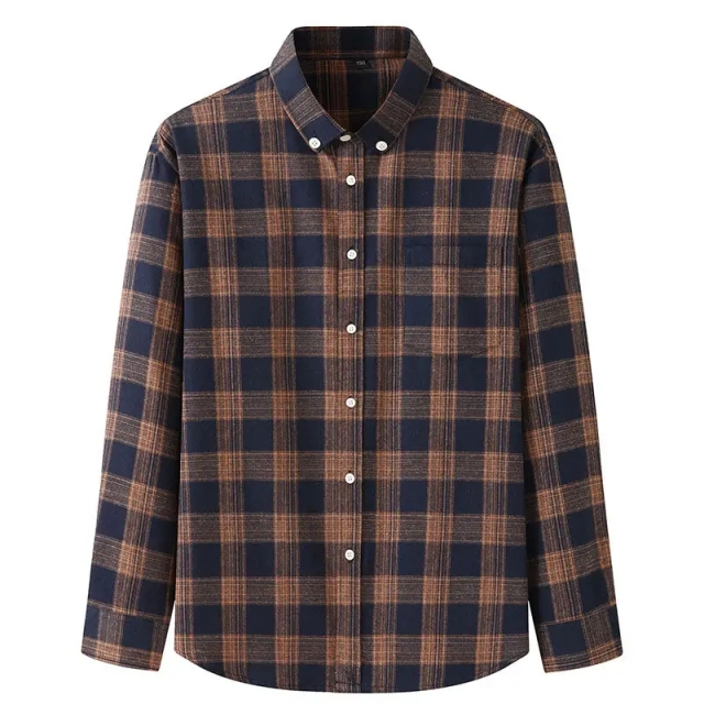 Winter Warm Unisex Cotton Blend Couple Cloth Blouse Modern Fit Plus Size Long Sleeve Plaid Button Up Casual Shirt For Men,Shuliqi Apparel - Men's Clothing Wholesale Manufacturer,Winter Warm Unisex Cotton Blend Couple Cloth Blouse Modern Fit Plus Size Long Sleeve Plaid Button Up Casual Shirt For Men