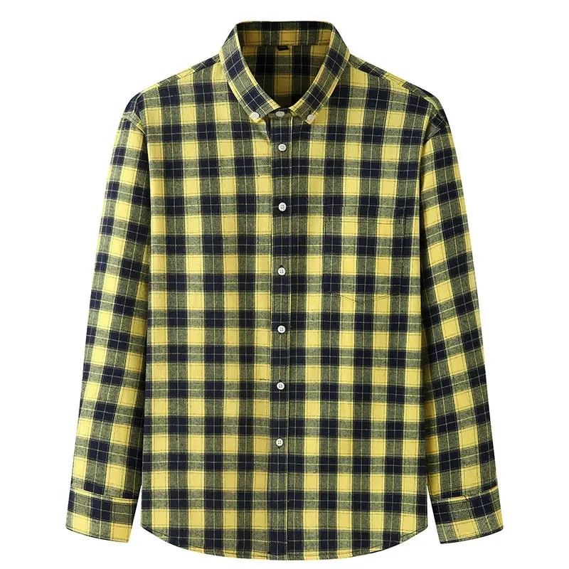 Winter Warm Unisex Cotton Blend Couple Cloth Blouse Modern Fit Plus Size Long Sleeve Plaid Button Up Casual Shirt For Men,Shuliqi Apparel - Men's Clothing Wholesale Manufacturer,Winter Warm Unisex Cotton Blend Couple Cloth Blouse Modern Fit Plus Size Long Sleeve Plaid Button Up Casual Shirt For Men