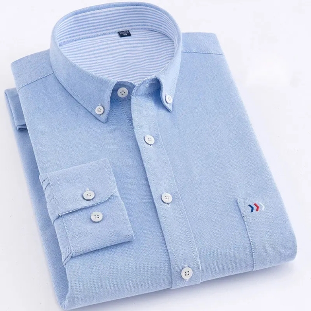 Custom turn down collar chic blouse High Quality mens long sleeve solid color plus size business shirt with pockets,Shuliqi Apparel - Men's Clothing Wholesale Manufacturer,Custom turn down collar chic blouse High Quality mens long sleeve solid color plus size business shirt with pockets