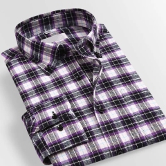 custom lapel buttoned flannel long-sleeve shirt with pockets Milled plaid leisure autumn/winter dad's outfit,Shuliqi Apparel - Men's Clothing Wholesale Manufacturer,custom lapel buttoned flannel long-sleeve shirt with pockets Milled plaid leisure autumn/winter dad's outfit