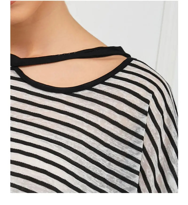 New Design Screen Printing Korea Style Women T Shirt Striped T Shirt Custom Logo,Shuliqi Apparel - Men's Clothing Wholesale Manufacturer,New Design Screen Printing Korea Style Women T Shirt Striped T Shirt Custom Logo