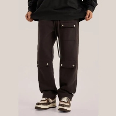 New Multiple Pockets Cargo Pants Autumn and Winter American Distressed Plush Men Pants Loose Heavyweight Sweatpants,Shuliqi Apparel - Men's Clothing Wholesale Manufacturer,New Multiple Pockets Cargo Pants Autumn and Winter American Distressed Plush Men Pants Loose Heavyweight Sweatpants
