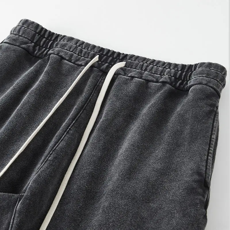 autumn and winter American washed wool circle trousers loose wide leg corset pants retro brand straight underwear,Shuliqi Apparel - Men's Clothing Wholesale Manufacturer,autumn and winter American washed wool circle trousers loose wide leg corset pants retro brand straight underwear