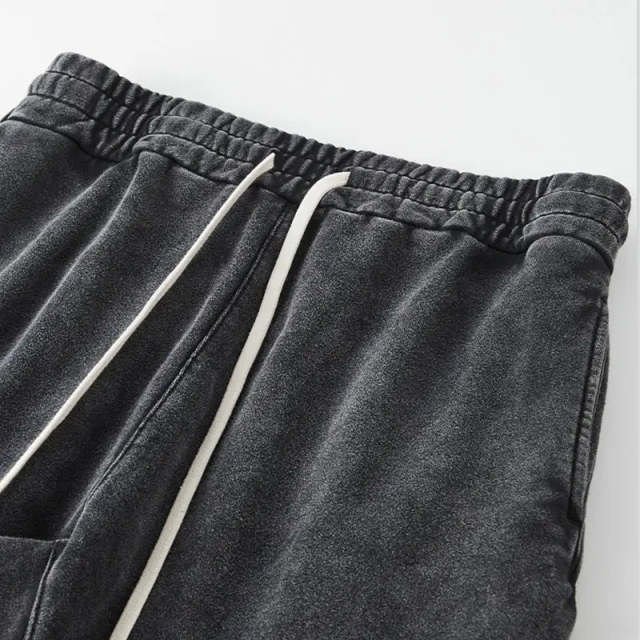 autumn and winter American washed wool circle trousers loose wide leg corset pants retro brand straight underwear,Shuliqi Apparel - Men's Clothing Wholesale Manufacturer,autumn and winter American washed wool circle trousers loose wide leg corset pants retro brand straight underwear