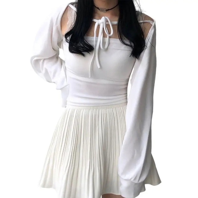 Casual Solid V Neck Knitted Short Tops Sexy Women Ladies Summer Slim Crop Tops Long Sleeve Crop Top,Shuliqi Apparel - Men's Clothing Wholesale Manufacturer,Casual Solid V Neck Knitted Short Tops Sexy Women Ladies Summer Slim Crop Tops Long Sleeve Crop Top