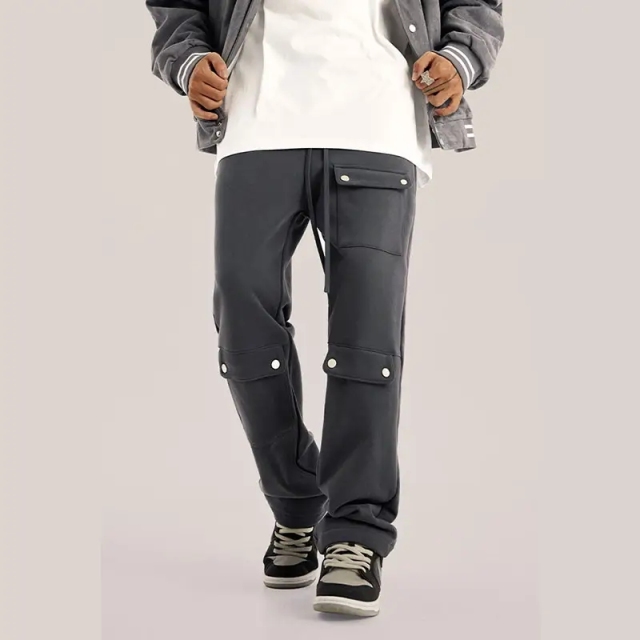 New Multiple Pockets Cargo Pants Autumn and Winter American Distressed Plush Men Pants Loose Heavyweight Sweatpants,Shuliqi Apparel - Men's Clothing Wholesale Manufacturer,New Multiple Pockets Cargo Pants Autumn and Winter American Distressed Plush Men Pants Loose Heavyweight Sweatpants