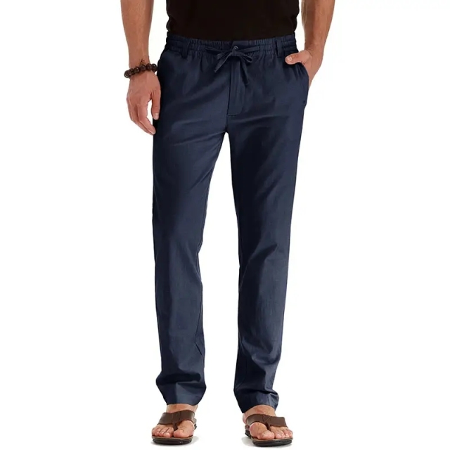 Wholesale Men's Drawstring Linen Pants High Quality Summer Beach Casual Breathable Trousers,Shuliqi Apparel - Men's Clothing Wholesale Manufacturer,
