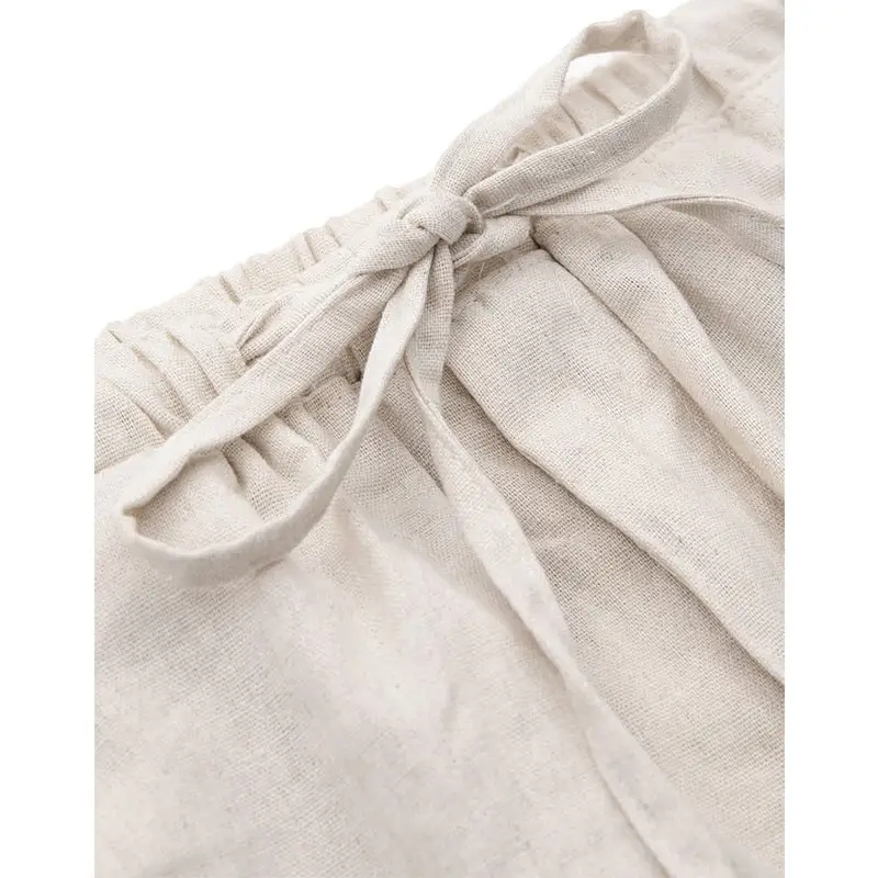 Summer Casual Drawstring Elastic Waist Linen Men's Pant Loose Wide Leg Solid Color Plus Size Pants Breathable Trousers,Shuliqi Apparel - Men's Clothing Wholesale Manufacturer,Summer Casual Drawstring Elastic Waist Linen Men's Pant Loose Wide Leg Solid Color Plus Size Pants Breathable Trousers
