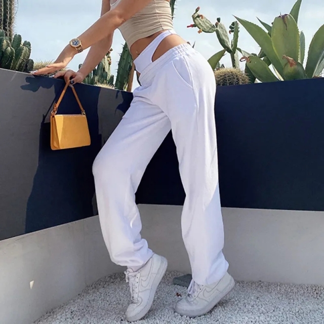 New Autumn Custom Sexy Jogging Pants Hip Hop Hollow Out Terry Sweatpants Fleece Drawstring Women Joggers With Pockets,Shuliqi Apparel - Men's Clothing Wholesale Manufacturer,New Autumn Custom Sexy Jogging Pants Hip Hop Hollow Out Terry Sweatpants Fleece Drawstring Women Joggers With Pockets