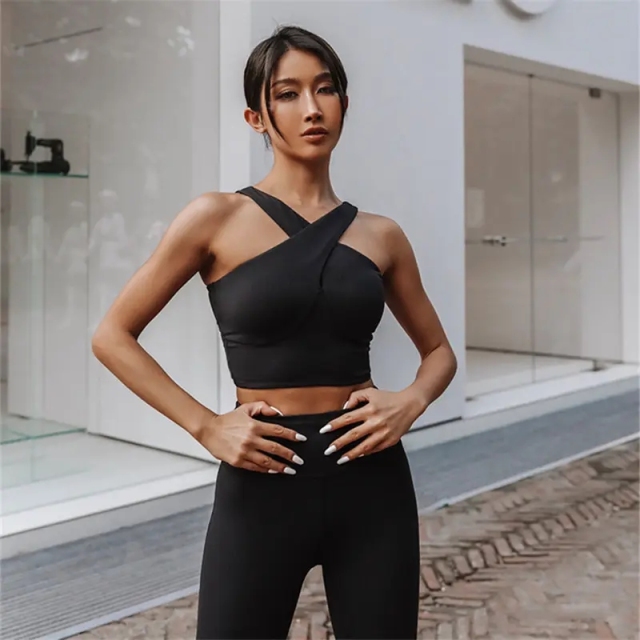 Fashionable Stock High Impact Stretch Sports Bra Full Cover High Neck Fitness Women Yoga Bra,Shuliqi Apparel - Men's Clothing Wholesale Manufacturer,Fashionable Stock High Impact Stretch Sports Bra Full Cover High Neck Fitness Women Yoga Bra