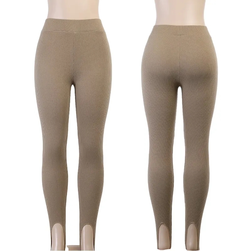 Fall Outdoor Ladies Solid Jogger Scrubs Knit Rib High Waist Stretch Cotton Pants Pantyhose Tights Seamless Womens Leggings,Shuliqi Apparel - Men's Clothing Wholesale Manufacturer,Fall Outdoor Ladies Solid Jogger Scrubs Knit Rib High Waist Stretch Cotton Pants Pantyhose Tights Seamless Womens Leggings