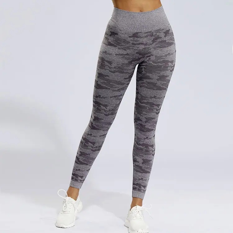 Camouflage Color High Waist Cover Flab Shaping Leg Breathable Materials Comfortable Wear Seamless Yoga Pants,Shuliqi Apparel - Men's Clothing Wholesale Manufacturer,Camouflage Color High Waist Cover Flab Shaping Leg Breathable Materials Comfortable Wear Seamless Yoga Pants