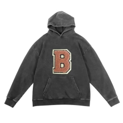 high quality french terry acid washed vintage hoodie custom oversized stone wash distressed mens hoodies,Shuliqi Apparel - Men's Clothing Wholesale Manufacturer,high quality french terry acid washed vintage hoodie custom oversized stone wash distressed mens hoodies