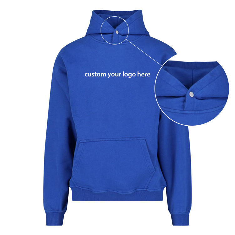 OEM High quality custom blank No strings Hoodies Heavy weight fleece oversized Hoodies with buttons on neck print logo hoodie,Shuliqi Apparel - Men's Clothing Wholesale Manufacturer,OEM High quality custom blank No strings Hoodies Heavy weight fleece oversized Hoodies with buttons on neck print logo hoodie