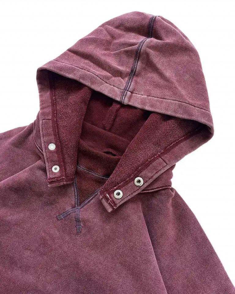 Custom Logo Oversized Vintage Washed Elbow Paneled Multi Functional Pockets Snap Buttons Mens Hoodies,Shuliqi Apparel - Men's Clothing Wholesale Manufacturer,Custom Logo Oversized Vintage Washed Elbow Paneled Multi Functional Pockets Snap Buttons Mens Hoodies