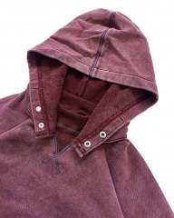 Custom Logo Oversized Vintage Washed Elbow Paneled Multi Functional Pockets Snap Buttons Mens Hoodies,Shuliqi Apparel - Men's Clothing Wholesale Manufacturer,Custom Logo Oversized Vintage Washed Elbow Paneled Multi Functional Pockets Snap Buttons Mens Hoodies