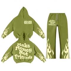 Tracksuit Sweatpants Heavyweight Acid Wash Puff Print Custom Hoodies Set,Shuliqi Apparel - Men's Clothing Wholesale Manufacturer,Tracksuit Sweatpants Heavyweight Acid Wash Puff Print Custom Hoodies Set