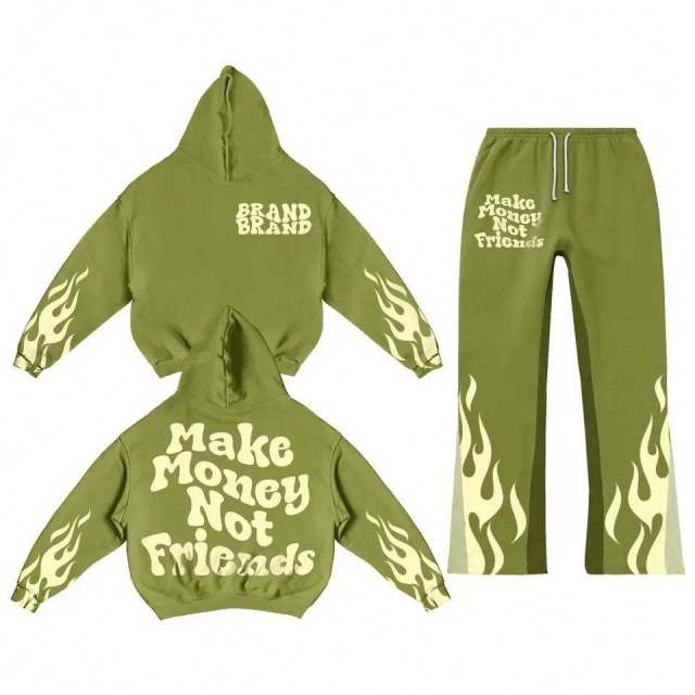 Tracksuit Sweatpants Heavyweight Acid Wash Puff Print Custom Hoodies Set,Shuliqi Apparel - Men's Clothing Wholesale Manufacturer,Tracksuit Sweatpants Heavyweight Acid Wash Puff Print Custom Hoodies Set