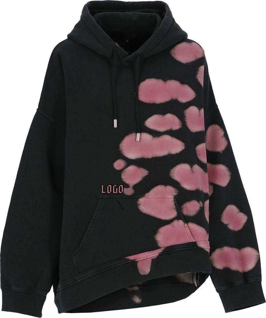 Custom Design Unisex Oversized Tie Dye Asymmetrical Hem French Terry Hoodie Cotton Street Style,Shuliqi Apparel - Men's Clothing Wholesale Manufacturer,Custom Design Unisex Oversized Tie Dye Asymmetrical Hem French Terry Hoodie Cotton Street Style