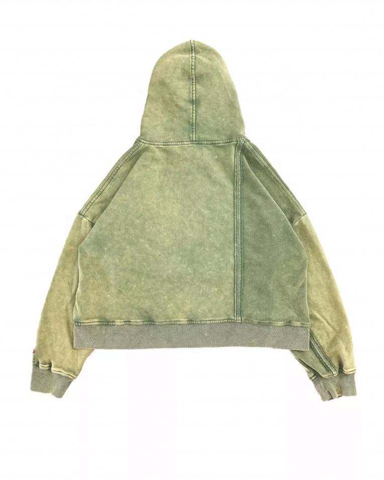 Men Oversize Vintage Wash Custom Embroidery Print Logo Cargo Pockets Full Zipper Up Hoodies,Shuliqi Apparel - Men's Clothing Wholesale Manufacturer,Men Oversize Vintage Wash Custom Embroidery Print Logo Cargo Pockets Full Zipper Up Hoodies