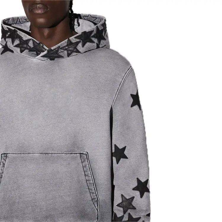 Manufacturer Tracksuit Sport Oversized Heavyweight Puff Print French Terry Custom Printed Hoodies,Shuliqi Apparel - Men's Clothing Wholesale Manufacturer,Manufacturer Tracksuit Sport Oversized Heavyweight Puff Print French Terry Custom Printed Hoodies