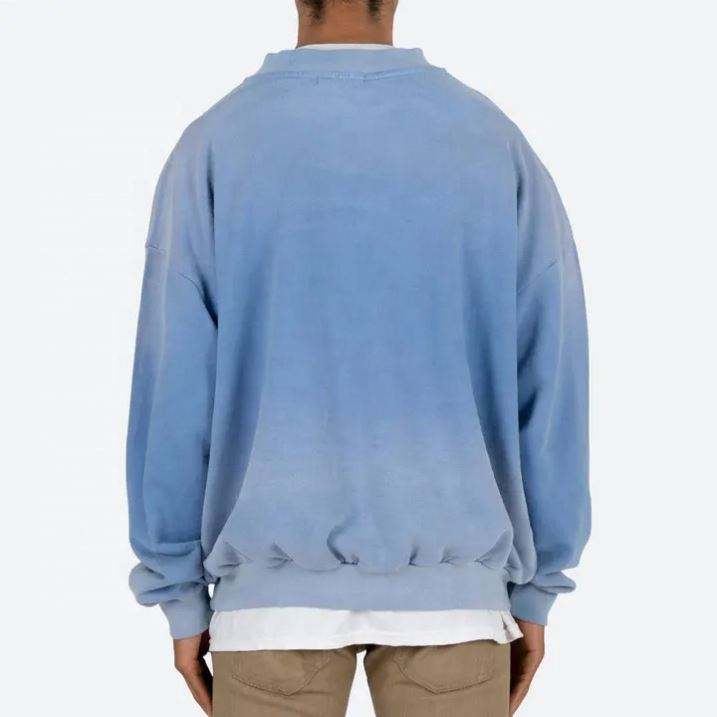 Custom Logo Cotton Oversized Men's Tie Dye V Neck Sweatshirts Crewneck Dropped Shoulder Unisex,Shuliqi Apparel - Men's Clothing Wholesale Manufacturer,Custom Logo Cotton Oversized Men's Tie Dye V Neck Sweatshirts Crewneck Dropped Shoulder Unisex