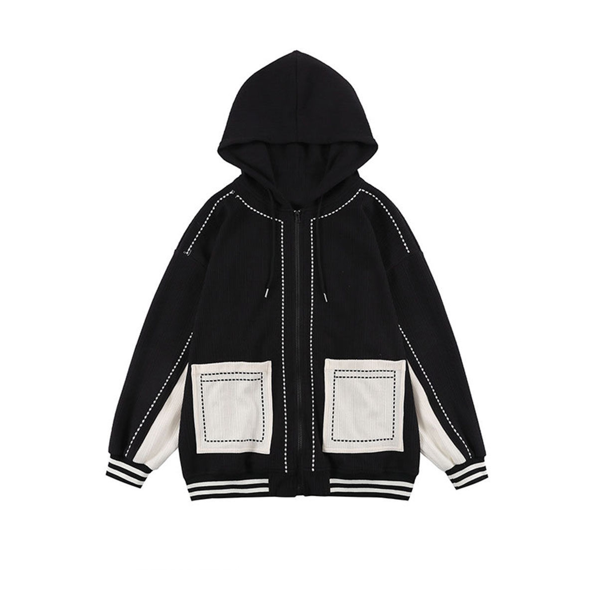 Casual Wholesale Custom Oversized Hoodie Men's Hoodies & Sweatshirts Patchwork Design Zip Up,Shuliqi Apparel - Men's Clothing Wholesale Manufacturer,Casual Wholesale Custom Oversized Hoodie Men's Hoodies & Sweatshirts Patchwork Design Zip Up