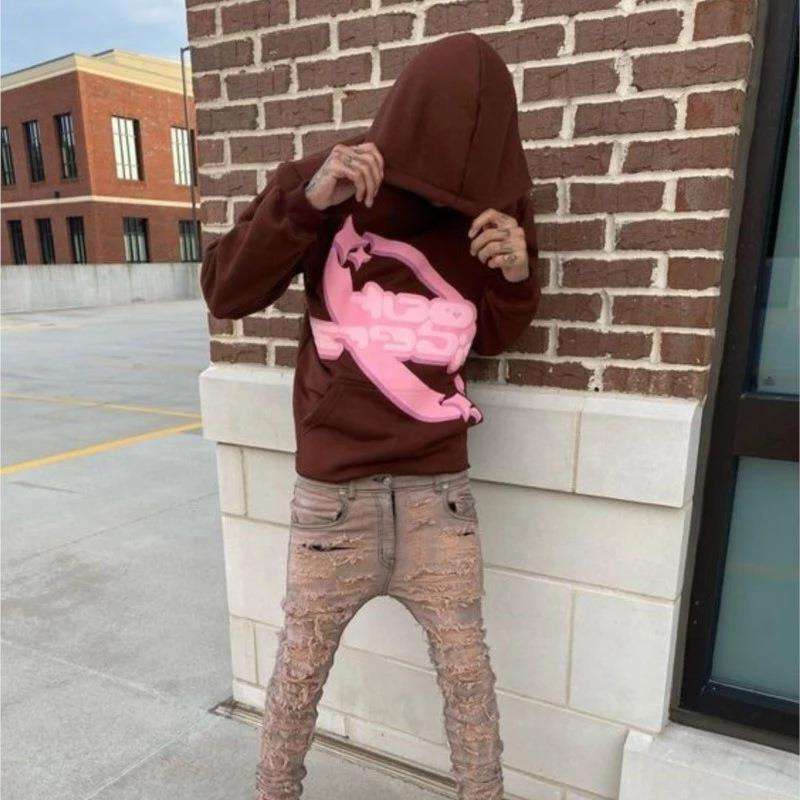 Custom Logo Heavyweight 100% Cotton Oversized Mens Laced Drawstring Cropped Hoodie No Pocket,Shuliqi Apparel - Men's Clothing Wholesale Manufacturer,Custom Logo Heavyweight 100% Cotton Oversized Mens Laced Drawstring Cropped Hoodie No Pocket