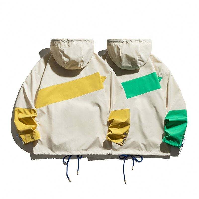 New Custom Retro Stitching Casual Loose Outdoor Hooded Popular Coat Jackets For Men,Shuliqi Apparel - Men's Clothing Wholesale Manufacturer,