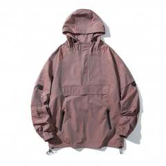 Fashion Streetwear Windbreaker Jackets Custom Hooded Sweatsuit Cargo Collared Coats Men's,Shuliqi Apparel - Men's Clothing Wholesale Manufacturer,
