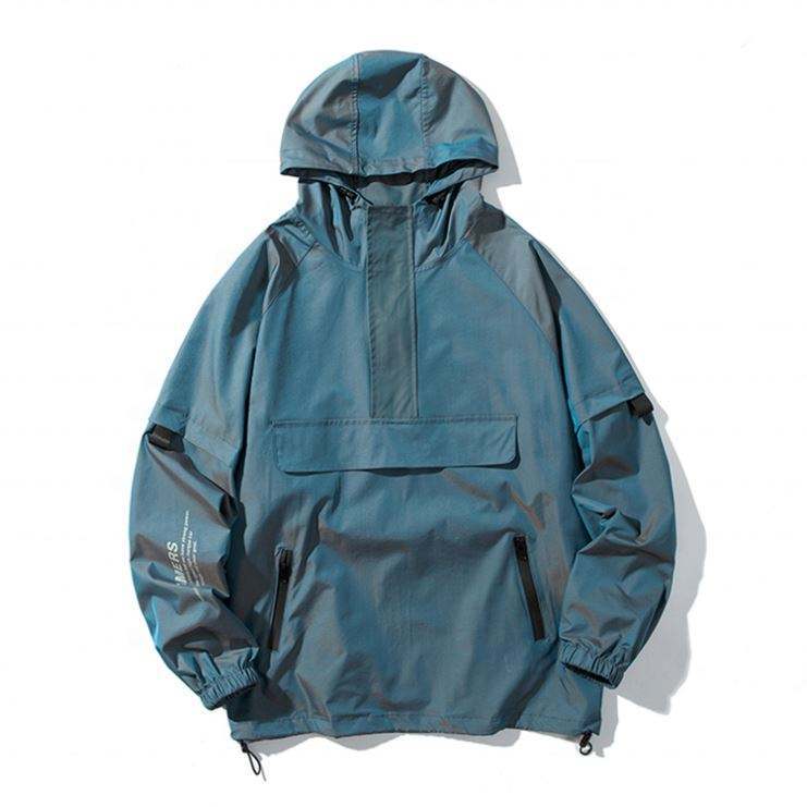 Fashion Streetwear Windbreaker Jackets Custom Hooded Sweatsuit Cargo Collared Coats Men's,Shuliqi Apparel - Men's Clothing Wholesale Manufacturer,