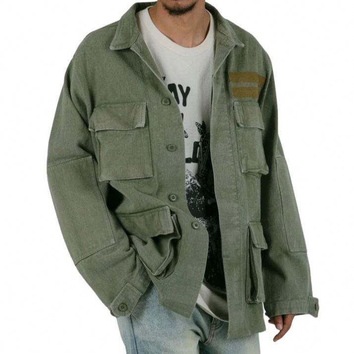 OEM Manufacturer Unisex Custom Design Multi Patch Pocket Vintage Jacket,Shuliqi Apparel - Men's Clothing Wholesale Manufacturer,OEM Manufacturer Unisex Custom Design Multi Patch Pocket Vintage Jacket