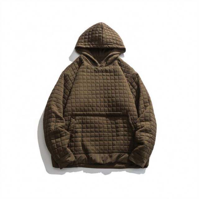 Custom Plaid Casual Hooded Pullover Cotton-Padded Plus Sizes Coat Jacket,Shuliqi Apparel - Men's Clothing Wholesale Manufacturer,Custom Plaid Casual Hooded Pullover Cotton-Padded Plus Sizes Coat Jacket