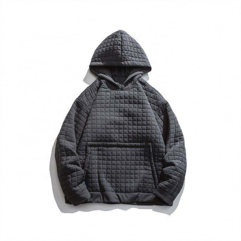 Custom Plaid Casual Hooded Pullover Cotton-Padded Plus Sizes Coat Jacket,Shuliqi Apparel - Men's Clothing Wholesale Manufacturer,Custom Plaid Casual Hooded Pullover Cotton-Padded Plus Sizes Coat Jacket