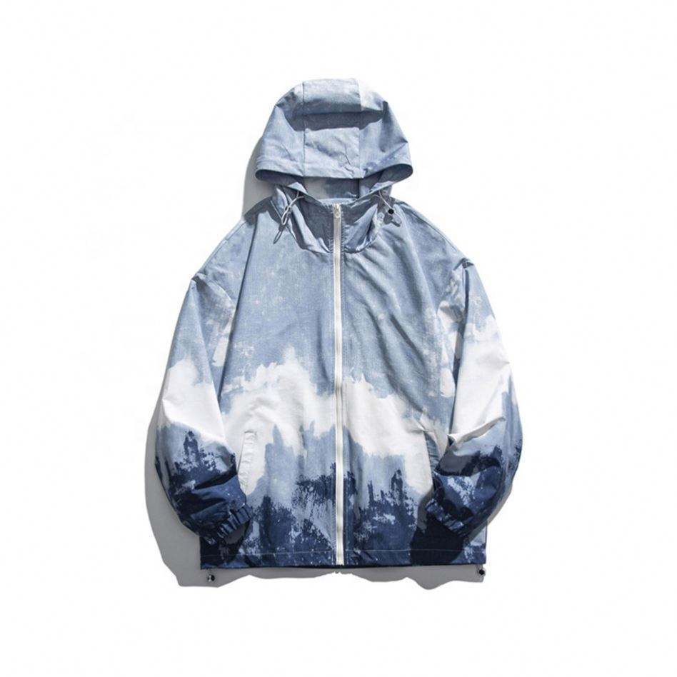 Custom Men's Autumn Tie Dye Printed Long Sleeve Hoodie Jacket,Shuliqi Apparel - Men's Clothing Wholesale Manufacturer,Custom Men's Autumn Tie Dye Printed Long Sleeve Hoodie Jacket