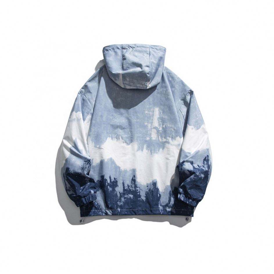 Custom Men's Autumn Tie Dye Printed Long Sleeve Hoodie Jacket,Shuliqi Apparel - Men's Clothing Wholesale Manufacturer,Custom Men's Autumn Tie Dye Printed Long Sleeve Hoodie Jacket