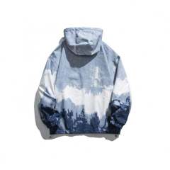 Custom Men's Autumn Tie Dye Printed Long Sleeve Hoodie Jacket,Shuliqi Apparel - Men's Clothing Wholesale Manufacturer,Custom Men's Autumn Tie Dye Printed Long Sleeve Hoodie Jacket