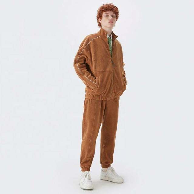 Custom Street Polar Fleece Reflective Edge Men's And Women's Loose Casual Thicken Zipper Jacket,Shuliqi Apparel - Men's Clothing Wholesale Manufacturer,Custom Street Polar Fleece Reflective Edge Men's And Women's Loose Casual Thicken Zipper Jacket